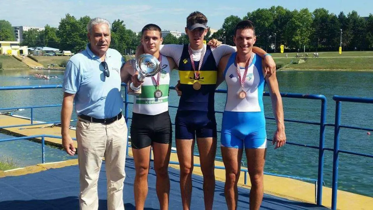 VK Dupin - 27.(74.) Hrvatsko veslačko prvenstvo - FRANE GABRE - JUNIORSKI PRVAK HRVATSKE U SAMCU 