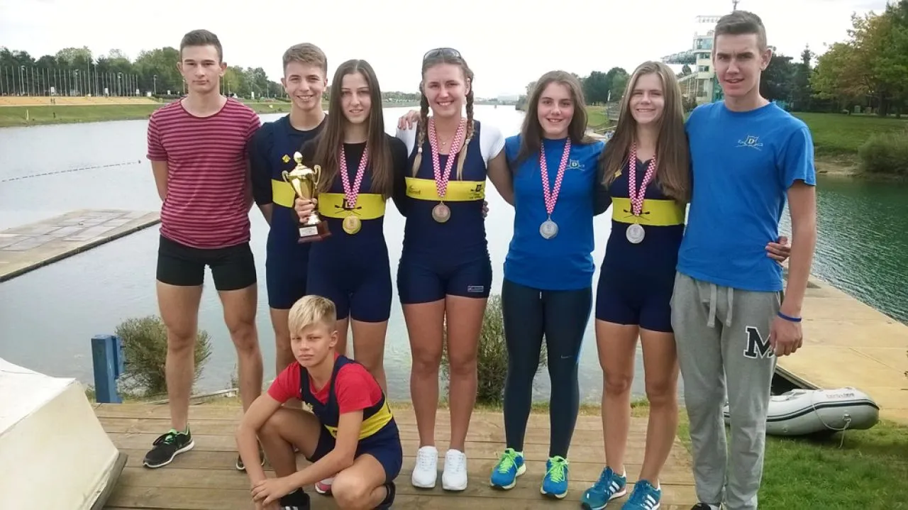 VK Dupin na 25. Hrvatskom veslačkom prvenstvu osvojio tri medalje 